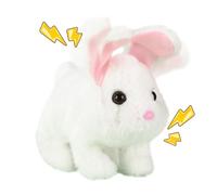 Générique Les Animaux de Compagnie Électroniques | Peluche Interactive Lapin Qui Marche avec Son,Jouets Interactifs en Forme de Lapin | pour Garçons, Filles, Anniversaire, Pâques et Noël