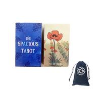 Générique Les Cartes de Tarot spacieuses,The Spacious Tarot Cards,with Bag,Card Game,Jouets de voyance