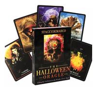 Générique Les Cartes Oracle d'halloween,The Halloween Oracle Cards,Tarot Deck,Firend GameJouets de voyance