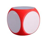 Générique Les Dés À Vierge Écrivent sur, 10cm Cubes Effaçables À Sec Écrire sur Essuyer Les Dés Outil D'aide Pédagogique Apprentissage Jouer Jeu Jouet pour Fournitures