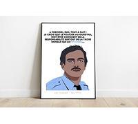 Générique Les Inconnus - Le commissariat de police - Affiche - Poster - Impression (Incombe, 15 * 20cm)