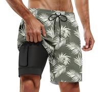 Générique Les Short pour Homme Long Basket Garcon Côtelé Ville Très Élastiquée Genou Molecule 42 Éclair Microfibre Rembourré Cordon Imprime Confortable Pasteque Gurkha Gros