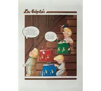 Générique Les Triplés - Maman Est Ce Qu'On Est Obligés - Nicole Lambert - 50X70 Cm Affiche/Poster