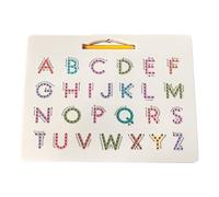 Générique Letter Board, Magnetic Alphabets Pad, 12.2x10.04x0.79 inches Double Sided Tracing Toy, Writing Puzzle Game, Alphabet Learning Tool for Kids, Preschool, Classroom, Kindergarten, Homeschool