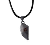 Générique Lettrage Couple Amour Collier Souhaitant Pierre Couple Collier Coeur Cassé Couture Collier Lettrage Lucky Stone Utile et professionnel