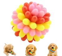 Générique Lettuce Pets Dog Toys, Heavy-Duty Spiky Chew Ball, Cute Chew Toys, Teeth Cleaning Chewing Training for Medium & Large Dog Toy (Pink,1 Pcs)