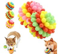 Générique Lettuce Pets Dog Toys, Heavy-Duty Spiky Chew Ball, Dental-Friendly Chewing Toys for Aggressive Chewers, Teeth Cleaning Chewing Training for Medium & Large Dogs (B+C)