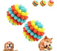 Générique Lettuce Pets Dog Toys, Lettuce Pets Chew Ball, Heavy-Duty Spiky Chew Ball,Jouets Interactifs Chiens, Dental-Friendly Toy for Medium & Large Dogs Teeth Cleaning