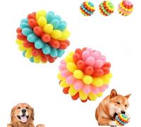 Générique Lettuce Pets Dog Toys, Lettuce Pets Chew Ball, Heavy-Duty Spiky Chew Ball,Jouets Interactifs Chiens, Dental-Friendly Toy for Medium & Large Dogs Teeth Cleaning