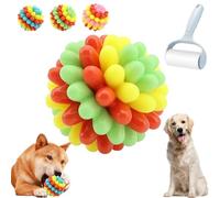Générique Lettuce Pets Dog Toys, Lettuce Pets Chew Ball, Heavy-Duty Spiky Chew Ball, Medium & Small Dogs Teeth Cleaning Chewing Training, Supports Oral Health During Play (Green)