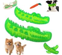Générique Lettuce Pets Dog Toys, Slow Feed Chew and Fetch Crocodile, Dog Slow Feeder Puzzle Toy, Alligator Treat Dispensing Dog Toys, Medium & Small Dogs Teeth Cleaning (S+L)