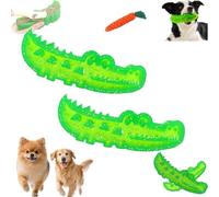 Générique Lettuce Pets Dog Toys, Slow Feed Chew and Fetch Crocodile, Dog Slow Feeder Puzzle Toy, Alligator Treat Dispensing Dog Toys, Medium & Small Dogs Teeth Cleaning (S-2PCS)