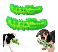 Générique Lettuce Pets Dog Toys, Slow Feed Chew and Fetch Crocodile, Slow-Feed Chews & Fetchs Alligator Dogs Chew Toy Keep Them Busy, for Large, Medium & Small Dogs Teeth Cleaning (Large+Small)