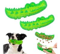 Générique Lettuce Pets Slow Feed Chew and Fetch Crocodile, Alligator Treat Dispensing Dog Toys Keep Them Busy, Dog Slow Feeder Puzzle Toy for Medium & Small Dogs Teeth Cleaning (Small+Large)