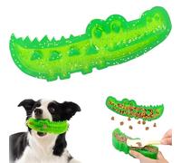 Générique Lettuce Pets Slow Feed Chew and Fetch Crocodile, Alligator Treat Dispensing Dog Toys Keep Them Busy, Dog Slow Feeder Puzzle Toy for Medium & Small Dogs Teeth Cleaning (Small)
