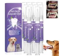 Générique Lettuce Pets Toothbrush, Pet Oral Repair Gel for Dogs, Limpieza Dental Perros, Pet Oral Repair Gel Pen for Dogs, Pet Breath Freshener Gel Care Cleaner (10pcs)