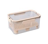 Générique Lettuce Storage Container, Transparent Produce Saver Crisper Box, Large Capacity Container, Tight Seal Refrigerator Storage, for Vegetables, Fruits, Meat, 9.06x5.91x4.25 Inches