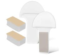 Générique Lève-siège de Toilette Portable Lot de 2 Pièces en ABS Blanc Accessoire Pratique pour Ouvrir et Fermer le Couvercle, pour Maison et Publics