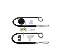 Générique Lève-Vitre Avant Gauche Kit De Réparation De Lève-vitre Pour Clio II 1998-2016, Ensemble Complet De Clips, Pièces De Voiture Pour Porte Avant Gauche 2/3 Régulateur De Fenêtre