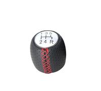 Générique Levier de vitesse de voiture Levier de vitesse en cuir à 5 ou 6 vitesses pour Alfa pour Romeo 147 et Spider (2005-2011)(12345R red line)