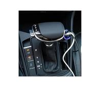 Générique Levier de vitesse de voiture Pommeau de levier vitesse à affichage électronique LED AT, pour Golf 6, pour Jetta MK5, pour Tiguan, Polo(No hole White light)