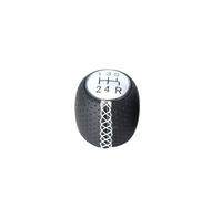 Générique Levier de vitesse en cuir à 5 ou 6 vitesses pour Alfa pour Romeo 147 et Spider (2005-2011) réparation(12345R white line)