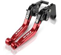 Générique Levier d'embrayage moto Pour Honda Cb400 Cb 400 1992 1993 1994 1995 1996 1997 1998 Leviers Embrayage Frein Moto Levier de Frein Extensible Réglable Pliable Leviers