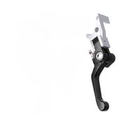 Générique Leviers de frein et d'embrayage pliables 360° course avec poignée anti-chute gain temps pour CR CRF YZF EXC(Brake Lever Black)