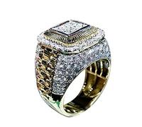 Générique Liant Bagues Anneaux Jewelry Size 613 Jewelry Wedding Ring Rings Rings Piercing Nez Bagues (Gold, One Size)