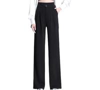 Générique Libertyzeay Woman's Casual Full-Length Loose Pants, Libertyzeay Loose Pants Women, Wide Leg Woman's Casual (Black,M)