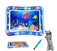 Générique Libiyi Glosrity Petlori Glowpad,Glowpad for Cats,Libiyi Glowpads,27in Thickened Anti-Scratch Water Mat for Cat, Cat Water Pad Fishes Toy for Bored Indoor Cats (A)