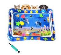 Générique Libiyi GlowPad, Cat Water Mat with Fish, Water Sensory Play Mat for Cats Thickened Water Play Mat for Cats, Fish Toys in Waters, Rapid Cooling for Cats and Dogs (B)