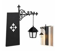 Générique Library Lantern-Decorative Bookshelf Lighting, Vintage LED Lamp，A
