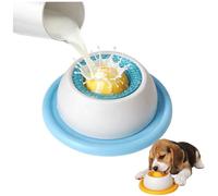 Générique Lick Sphere, LickSphere Slow Feeder, Jouet Interactif en Forme de Balle pour Diffusion Lente d’Aliments Liquides, Accessoire pour Animaux pour Occuper et Divertir Les Chiens (Bleu)