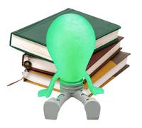 Générique Light Bulb Man Figure, Glow in The Dark Leg Posable Model, Light Bulb Figurines, Decorative Desk and Home Accessory, Room Decoration for Office, Party Favors, Shelves