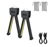 Générique Light De Lampe De Gym, Gym Lamp For Posing, Lampe De Poche À LED Magnétique Portable, Le Feu De Travail Pliant À 180 Degrés Avec Crochet (2 Pcs)
