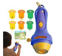 Générique Light Projector - Projector Flashlight | 6 Themes Storytelling Toy | Educational Learning Toy | for Boys Preschoolers Home Kindergarten Bedroom Travel Vacation Camping Road Trip Birthday