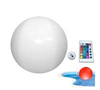 Générique Light Up Beach Balls, 40cm Inflatable Waterproof Toy with Remote Control, Fun Glowing Beach Ball for Kids, Adults, and Family, Outdoor Summer, Swimming Pool, Party, Or Night Entertainment