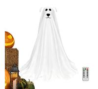 Générique Light up Ghost Halloween 3D Cute Ghost Dog Props with Remote
