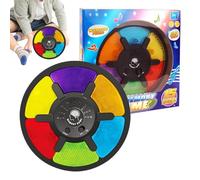 Générique Light Up Memorizing Game, Brain Memory Challenge Toy, 19.3/16.7/3.8 inches, Electronic Sound Board, Fun Retro Design for Adults and Family Games Night, Multicolor