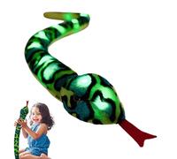 Générique Light Up Snake Toy | Stuffed Snake with Light | Spoof Prank Prop, Soft Cuddly Toy, Realistic Eye-Catching Doll for Halloween Home Decor