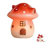 Générique Light Up The Magic with Our Enchanting Mushroom House Night Light, Portable Mushroom Night Lights with USB/Battery Power, Cute Mushrooms Decor, for Bedroom (Battery)