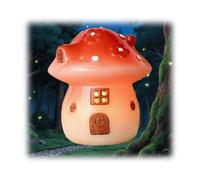 Générique Light Up The Magic with Our Enchanting Mushroom House Night Light, Resin Mush-Room Lamp, Mushroom Night Lights, Portable Lights with USB/Battery Power. (Battery)