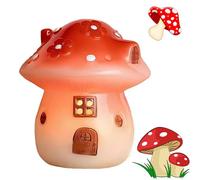 Générique Light Up The Magic with Our Enchanting Mushroom House Night Light, Resin Whimsical LED Lamp with USB/Battery Power, Cute Mushroom Decor for Bedroom (Battery)