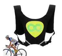 Générique Light Up Vest, LED Rechargeable Gear, Adjustable Safety Harness, Waterproof Reflective Design, Luminous Accessory for Running, Cycling, Jogging, Hiking, Outdoor Night Visibility