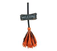 Générique Light Up Witch Broom - Animated Floating Halloween Decoration