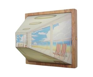 Générique Lighting Painting Decor - 3D Wall Art, LED Picture Frame | USB Powered Night Light Frame, Artistic Ambient Wall Lamp, Visual Illusion Light for Cafe, Restaurant, Home Gallery, Hotel Decor