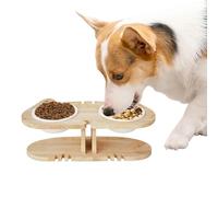 Générique Lightweight Cat Bowl - Elevated Kitten Bowls, Tilted Pet Bowl with Ergonomic Angled Design, Sturdy Pet Ceramic Feeder, Pets Supply Feeding Bowls, Mealtime Cat Item for Small Animals