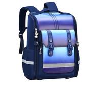Générique Lightweight School Backpack For Kids Ergonomic Youth Daypack With High Capacity Back Padding Suitable For Primary Students (Blue, 40×31)