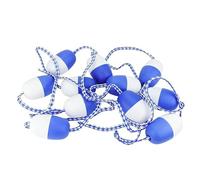 Générique Ligne de séparation de Piscine Flottante avec Crochets, Corde de sécurité Anti-Ondes réglable de 1 à 25 m, kit de Flotteur de séparation de Piscine en Nylon Durable (20 m/65,6 pi)